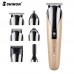 6 in 1 Rechargeable Hair Trimmer Titanium Hair Clipper Electric Shaver Beard Trimmer Men Styling Tools Matte black