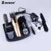 6 in 1 Rechargeable Hair Trimmer Titanium Hair Clipper Electric Shaver Beard Trimmer Men Styling Tools Matte black