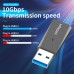 Usb C Adapter Usb To Type-C Female Adapter 3-in-1 10gbps High-speed Converter