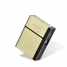 Portable Cigarettes Box Case Gold