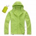 Unisex Quick Dry Hiking Jacket green XL