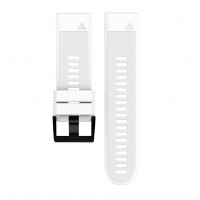 Soft Silicone Replacement Watch Band Strap for Garmin Fenix 5X White