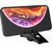 Mobile Phone Stand Portable Folding Abs Mobile Phone and Tablet Stand black