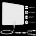 80 Mile HDTV Indoor Antenna Aerial HD Digital TV Signal Amplified Booster & Cable black