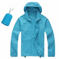 Unisex Quick Dry Hiking Jacket blue XS