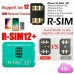 RSIM 12+ Plus 2019 R-SIM Nano Unlock Card fits iPhone X/8/7/6/6s 4G iOS 12.3 As shown