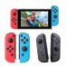 Bluetooth Wireless Pro Game Controller Gamepad Handgrip Joystick Joy-con(L/R) Handle for Switch NS Gaming Console Type-C Cable Red blue
