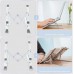 Computer Brackets Aluminum Alloy Foldable Height Adjustable Laptop Stand Silver