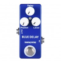 Mosky Deep Blue Delay Mini Guitar Effect Pedal True Bypass blue