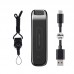 Battery Box Wireless Charger For JUUL with Lanyard Anti-lost Qi Wireless Charging Accessories black
