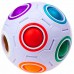 Plastic Cube Rainbow Magic Ball Puzzle