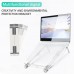 Computer  Holder Plastic Multifunctional Foldable Three-in-one Laptop Stand grey-white
