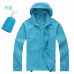 Quick Dry Hiking Jacket Light blue M