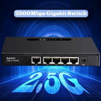 2500/1000mbps 2.5g Desktop Gigabit Network Switch
