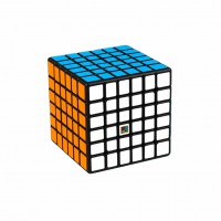 Portable 6x6 Magic Puzzle Cube High Speed Smart Cube Intellectual Development Toys  black