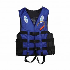 S-3XL Adult Life Jacket Whistle Blue S