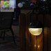 6LED Outdoor Solar-powered Fence Lamp Garden Landscape Light Decoration  warm light
