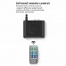 Multi-function Digital Audio Bluetooth-compatible  Converter Receiver 5.0 Upgrade Audio Amplifier With Remote Control Auxrca Dual Output Wireless Adapter black