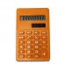 LCD 8 Digit Ultra Slim Calculator Soft Silicone Stationery Scientific Portable Students Calculator green