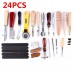 DIY Leather Craft Tools Punch Kit Set Handmade Sewing Kit Set for Home Kids Supplies