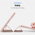 DUX DUCIS For iPad pro 7 10.2Inches 2019 PU Leather +TPU Back Shell Full Protective Case with Pen Holder Pink