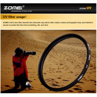 ZOMEI Ultra-Violet UV Filter Lens Protector for SLR DSLR Camera 82mm