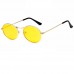UV400 Sunglasses  - Gold frame red lens