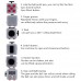 Fidget Cube Toy Relieve Anxiety Black
