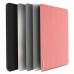 DUX DUCIS For Samsung TAB A 8.0 (2019) P200-P205 Simple Solid Color Smart PU Leather Case Anti-fall Protective Stand Cover with Pencil Holder Sleep Function  Pink
