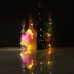 2M 20 LED Colourful Wine Bottle Cork String Lights Home Bar Party Wedding Decoration (Battery Box Version)  4 colors (powder, green, blue, warm white)