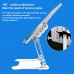 Foldable Tablet Cooling Stand Portable Height Adjustable Radiator Silver