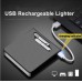 20pcs Capacity Men Cigarette Box with USB Electric Lighter Cigarette Case Holder Rechargeable Electronic Gadgets Gold_Hengda B02