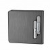 20pcs Capacity Men Cigarette Box with USB Electric Lighter Cigarette Case Holder Rechargeable Electronic Gadgets Silver_Hengda B02