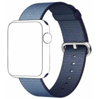 Watch Band For Apple, Sports Nylon Replacement Strap Wrist Band for Apple Watch 1/2 38mm/42mm Navy blue_38mm