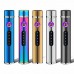 Mini Cigarette Lighter Cylindrical Shape USB Charging Touch Sensor Windproof Flamless Travel Electronic Lighter  Colorful