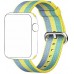 Watch Band For Apple, Sports Nylon Replacement Strap Wrist Band for Apple Watch 1/2 38mm/42mm Blue Wash_38mm