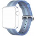 Watch Band For Apple, Sports Nylon Replacement Strap Wrist Band for Apple Watch 1/2 38mm/42mm Blue Wash_38mm