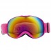 Children Ski Goggles Dual Layer Anti-fog Skiing Mask Glasses Snowboard Skating Windproof Sunglasses Skiing Goggles yellow