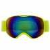 Children Ski Goggles Dual Layer Anti-fog Skiing Mask Glasses Snowboard Skating Windproof Sunglasses Skiing Goggles Bright black
