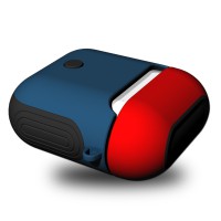 AirPods Silicone  Protective Cover Red blue