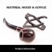 Chic Carve Patterns Wooden Pipe -Red