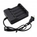 Smart 4 Slots 18650 Rechargeable Li-ion Battery AC Charger with LED Indicator  US plug