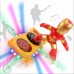 Children Cartoon Movie Figure Simulation Scooter Electric Rotating Tumble Toys Hulk scooter