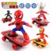 Children Cartoon Movie Figure Simulation Scooter Electric Rotating Tumble Toys Hulk scooter