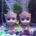 Tree Shape Aquarium Landscaping Decoration Oxygen Pump Stone Accessories for Fish Bowl Tree man (sunflower)