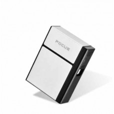 Portable Cigarettes Box Case Silver