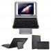 Wireless Bluetooth Keyboard For Tablet PU Leather Case Stand Cover +OTG+pen For Pad 7 8 Inch 9 10 Inch  black_9/10 inch