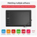 G10 Professional Graphics Drawing Tablet Hand-painted Tablet For Pc Writing Board Drawing Board black