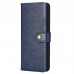 Denim Color Button Leather Protective Case  Wallet for RELX Electronic Cigarette Accessories Light blue cowboy