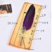 Creative Feather Fountain Pen with 5 Penpoint Practical School Office Supplies Decoration Gift  blue